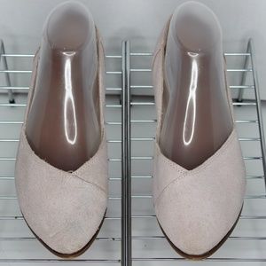 Women’s TOMS  Espadrille  Pink Blush Suede SZ9.5